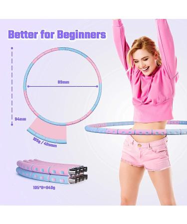 SEANCHEER Weighted Detachable Exercise Ring - 2 to 5lb Adjustable - Portable for Indoor & Outdoor - Ideal for Adults & Beginners - Buy Online on GoSupps.com