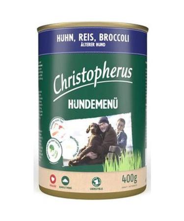 Allco Christopher Menue Senior avec poulet, riz, brocoli | 6 x 400 g