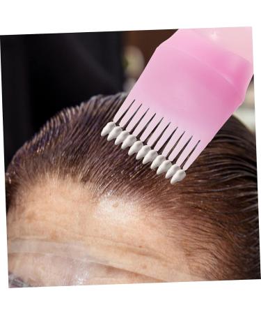 Flacon Applicateur Peigne pour Huile Capillaire 3 Pi ces Format Moyen Rose pour Coloration Racines Cheveux Usage Professionnel - Buy Online on GoSupps.com