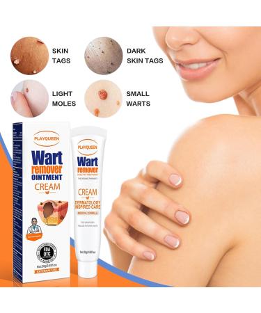 Maximum Strength Wart Remover Cream & Gel - Fast Action Ointment with Salicylic Acid for Genital Plantar & Common Warts - Buy Online on GoSupps.com