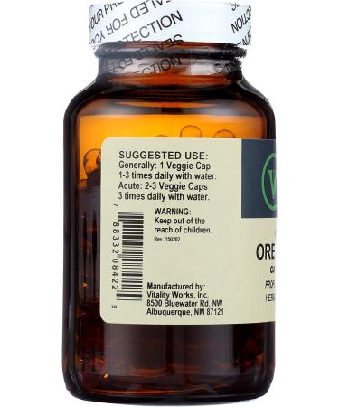 Vitality Works Oregano Oil Carvacrol 70 - 120 Liquid Veggie Caps | Natural Immune Support - Buy Online on GoSupps.com