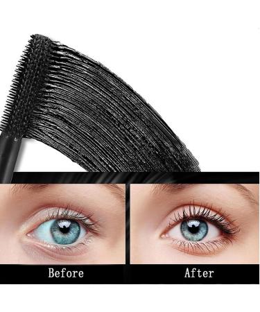 5D Mascara Eye Makeup Hypoallergenic and Fragrance Free Non Smudging Lengthening Long Lasting Curl Defining (3) - Buy Online on GoSupps.com