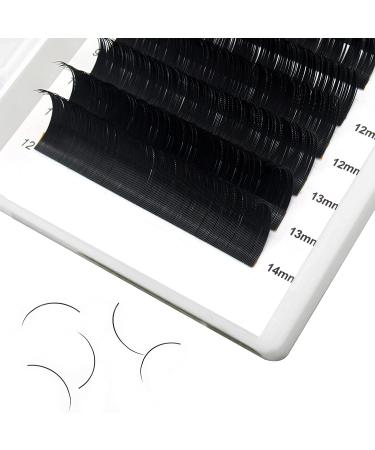 Classic Individual 0.15 D Curl Mix Eyelash Extension Supplies | 8-14mm Length | Optional 0.03/0.05/0.07/0.10/0.15/0.20 C/D Single Sizes Available - Buy Online on GoSupps.com