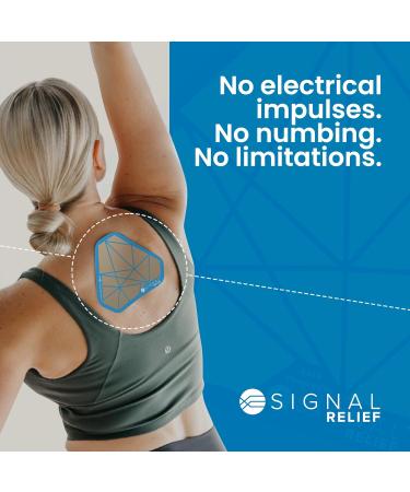 Pain Relief Patches for Back Knee or Leg Pain and Cramps - Reusable Pain Patch - 4.5" - Pack of 2 with Adhesives - Buy Online on GoSupps.com