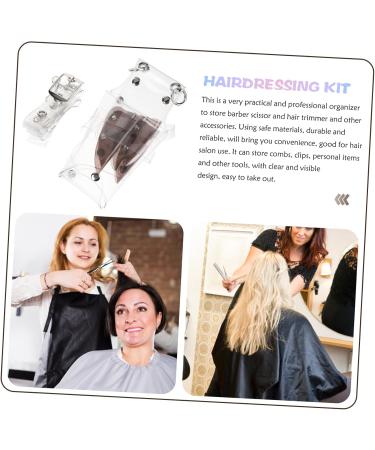 DOITOOL Hairdressing Pouch - Adjustable PVC Waist Bag for Stylists Barbers & Hair Care Tools - Buy Online on GoSupps.com