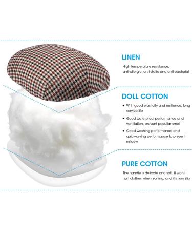 Buzzlett Tailor's Ham and Seam Roll Set - Premium Professional Pressing Tools for Ironing Curved Seams - Buy Online on GoSupps.com