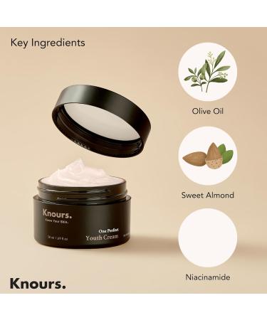 Korean One Perfect Youth Cream | Women's Wellness | Niacinamide + Shea Butter | Clean Beauty | Sensitive Dull Aging Skin | 50ml/1.69oz 1.69 Fl Oz (Pack of 1) - Buy Online on GoSupps.com