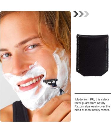 HEALLILY Leather Shaving Travel Case | Portable Double Edge Safety Razor Cover & Pouch - Perfect for International Travelers - Buy Online on GoSupps.com