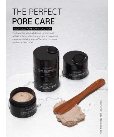 Biorace Pore Tightening Pearl Clay Mask 110g / 3.8oz - Sebum Control & Deep Cleansing | Made in Korea - Buy Online on GoSupps.com