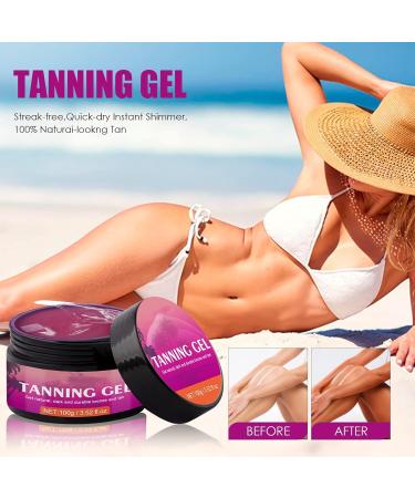 EXQST Luxury Intensive Tanning Gel Peach/Watermelon Tanning Gel Tanning Accelerator Cream Sunscreen for Tanning Get a Natural Tan - Buy Online on GoSupps.com