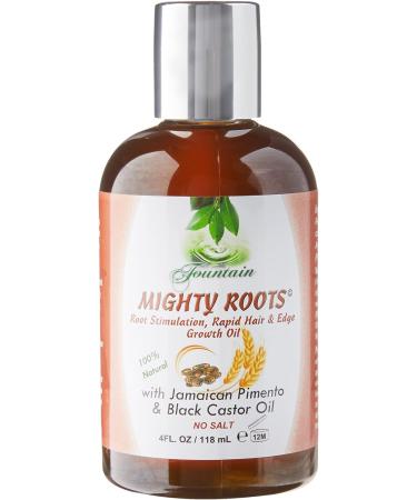 FOUNTAIN Mighty Roots Hair Oil for Damaged, Receding Edges, Bald Spots & Thinning Hair - 4 Fl Oz - Buy Online on GoSupps.com