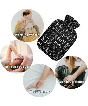 Buy Naanle 2L Transparent Hot Water Bottle - Mathematical Design for Pain Relief & Warmth | Large Bed & Foot Warmer - Heat & Cold Therapy - Buy Online on GoSupps.com