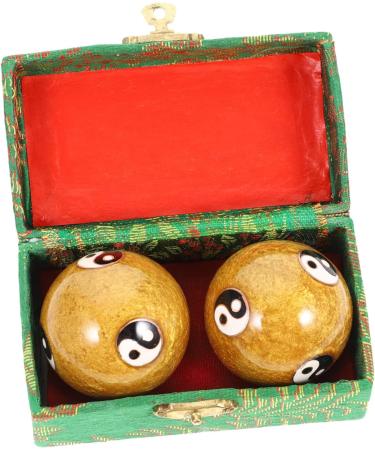 8 STK Healeved Massage Globe Balls - Stress Relief & Meditation Tool - Metal Hand Rolling Balls for Wrist Massage - Buy Online on GoSupps.com