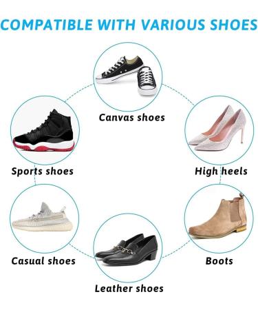 6 Pairs Heel Pads for Shoes | Adhesive Heel Grips & Cushion Inserts for Pain Relief | Blister Protectors for Men & Women (White & Black - Buy Online on GoSupps.com