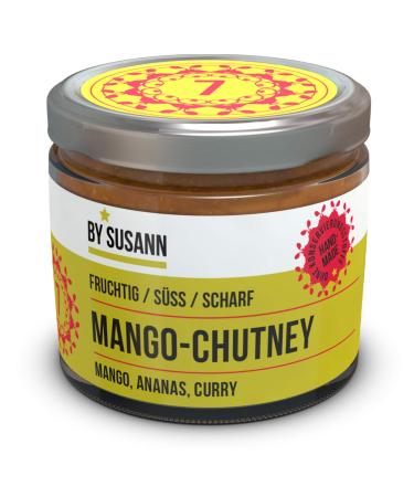 BY SUSANN - 07 MANGO CHUTNEY in a glass (1 x 150 g) taste experiences with intense and natural aromas fruity sweet spicy