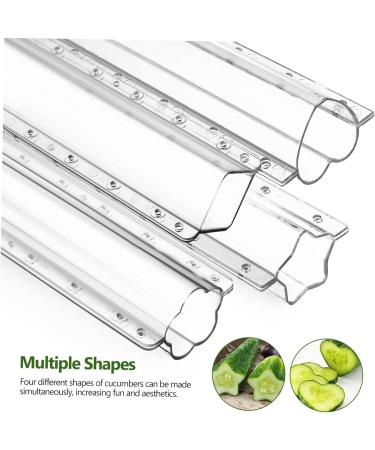 GANAZONO Cucumber Molds 4 Pcs Cucumber Fruit Shape Mold Fruit Shaping Mold Vegetable Mold Combination Modeling Accessories - Buy Online on GoSupps.com