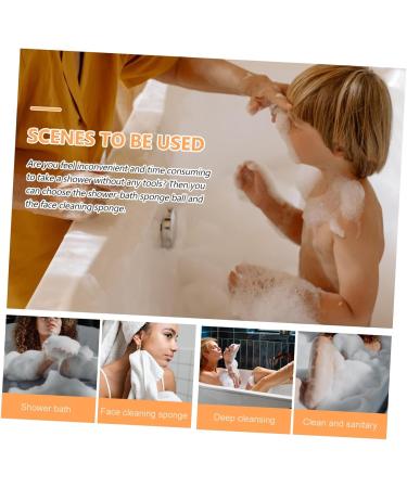 Buy Hemoton 14 Pcs Bath Balls & Sponge Set | Exfoliating Honeycomb Body Scrubber & Spa Loofah - International Shipping Available - Buy Online on GoSupps.com