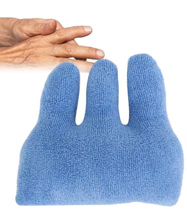 Finger Separator Cushion for Hand Contracture - Orthosis Aid for Finger Rehabilitation & Elderly Care (Light Blue) - International Shipping Available - Buy Online on GoSupps.com