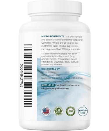 Pure Magnesium Citrate Supplements 500mg 300 Capsules | Fat-Soluble Vitamin C Added | 100% Chelated | Only Active Ingredients - Buy Online on GoSupps.com