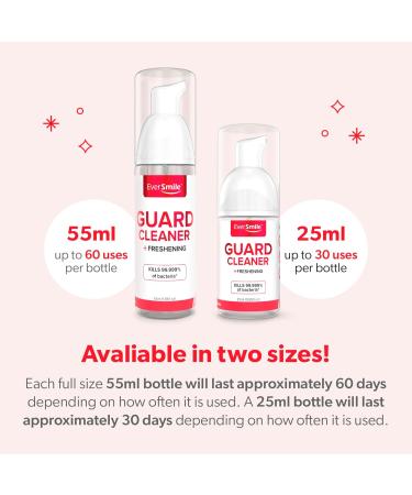 EverSmile Mouth Guard Cleaning Foam Fresh Mint 55ml (1 Pack) for Mouth Night Football Boxing Sleep Snoring Grinding & All Types of Guards Fights Bad Breath 1.85 Fl Oz (Pack of 1) - Buy Online on GoSupps.com