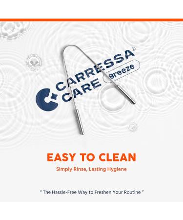 Buy Stainless Steel Tongue Scraper Pack of 4 with Travel Cases - Fresh Breath & Oral Hygiene Tool for Adults - 100% Durable & Easy to Carry - Buy Online on GoSupps.com