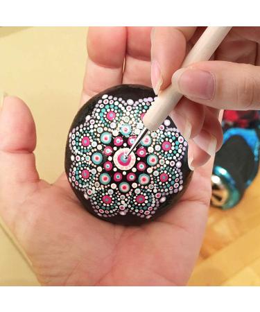 20 Piece Mandala Dotting Tools Set for Nail Art - Dot Painting Stylus and Embossing Pattern Tracing Kit - Buy Online on GoSupps.com