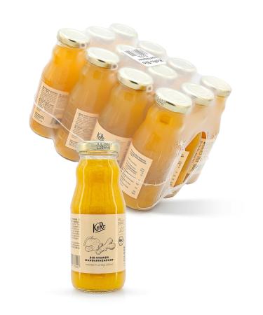 KoRo - Shot mandarine-gingembre bio - 12 x 200 ml - Vegan jus fruit pour consommation pur ou bien ajouter dans des cocktails et th s