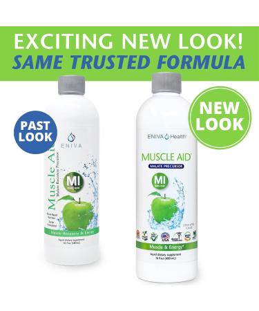 Eniva Muscle Aid Liquid Concentrate with Malic Acid (16 oz) - Buy Online on GoSupps.com