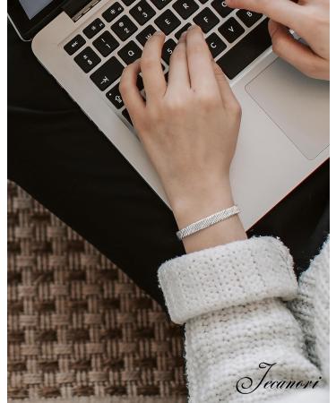 JECANORI Magnetic Copper Bracelets - Adjustable Copper Bangles with Ultra-Low Magnets & Jewelry Gift Box | Stylish Pain Relief - Buy Online on GoSupps.com