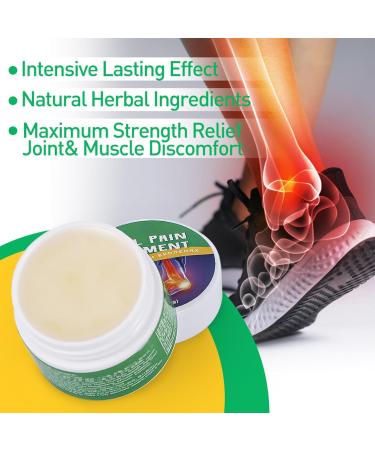 Heel Pain Ointment Foot Repair Cream Heel Discomfort Ointment Non-Greasy Soothing and Relaxing Formula 23g for Home Injuries - Buy Online on GoSupps.com