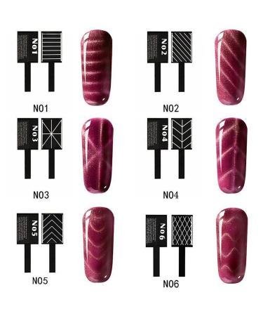 9Pcs 3D Cat Eye Magnetic Gel Nail Art Tools Set - LED Polish & Soak Off UV Gel for Stunning Manicures - Buy Online on GoSupps.com