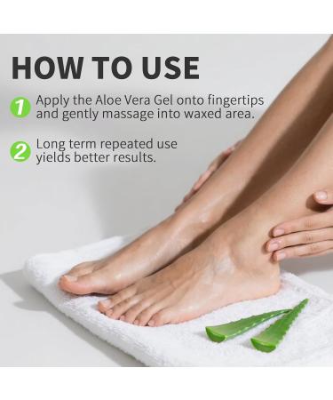 NAILKISS Aloe Vera Gel Organic Moisturizing Cream Soothing and Hydrating for Face Skin Hair & Sunburn Relief 100% Pure Aloe Gel for All Skin Types-300ml (10.1fl.oz) - Buy Online on GoSupps.com