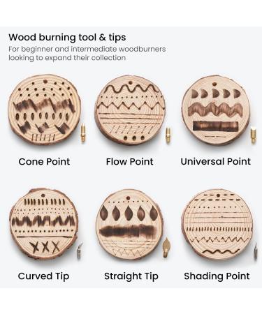 Arteza Wood Burning Kit - Pyrography Pen with 6 Tips, Heat Shield & Stand - 25W, 300-400C - Ideal for Beginners, Intermediates, and Hobbyists - Buy Online on GoSupps.com
