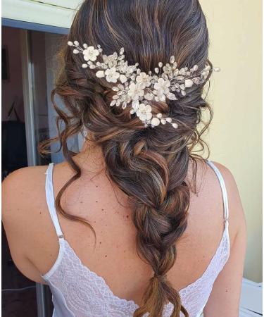 UNICRA Bridal Hair Jewelry - Elegant Silver & Crystal Accessories for Brides Women & Bridesmaids - Buy Online on GoSupps.com