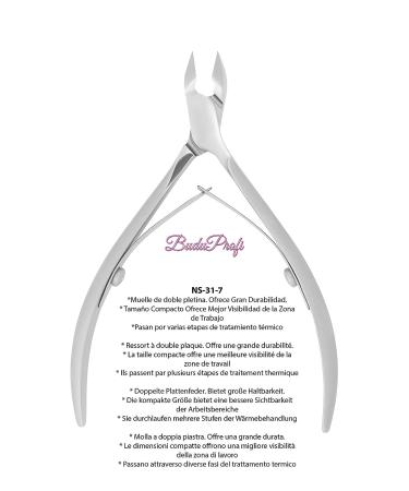 STALEKS PRO Professional Cuticle Nippers Smart 31-7mm | Made in EU | Salon-Quality Manicure Pedicure Tools for Home Use (NS-31-7) - Buy Online on GoSupps.com