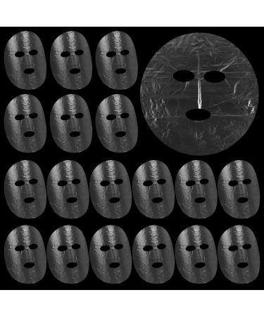 200 Sheets Disposable Facial Sheet Mask Face Mask Facial Plastic Mask Set Transparent Moisturizing Face Disposable Face Thin Facial Plastic Wrap Retention for Skin Care & DIY Spa Mask