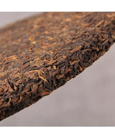 HQZM Old Fermented Classic Puer Ripe Tea Cake 357g Yunnan Menghai Old Tree Pure Material - Buy Online on GoSupps.com