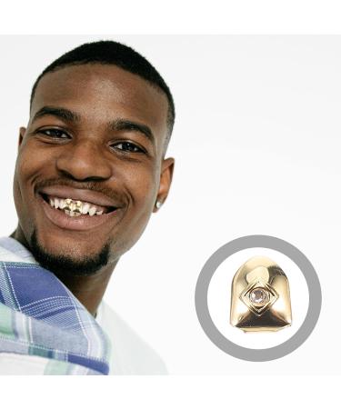 VALICLUD 2pcs Golden Hip-hop Tooth Sleeves | Stylish Teeth Caps for Ultimate Hip-hop Accessory - Buy Online on GoSupps.com