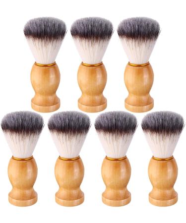 Yawdil Handmade Nylon Hair Brush Set for Men - 7Pcs Shaving & Salon Tools | International Shipping - Buy Online on GoSupps.com