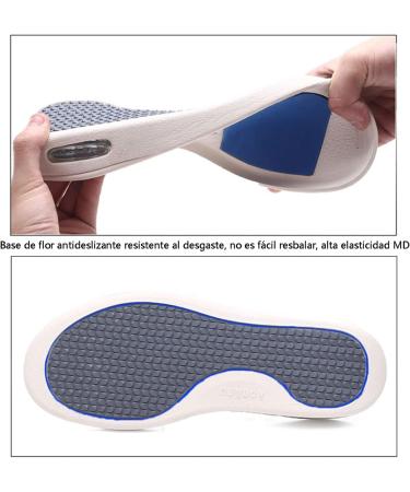 SDEQA Men's Adjustable Wide Width Diabetic Edema Slippers | Lightweight Breathable Walking Shoes | Summer Comfort | Grey 6.5 - Buy Online on GoSupps.com