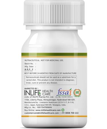 INLIFE Ginkgo Biloba Extract Capsules 120mg | Herbal Supplement - 60 Vegetarian Capsules - Buy Online on GoSupps.com