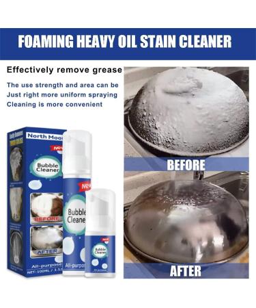 Bubble Cleaner Kitchen Bubble Cleaner Spray Foaming Heavy Oil Stain Cleaner All Purpose Bubble Cleaner Foam Spray Stubborn Grease & Grime Remover Bubble Spray - Buy Online on GoSupps.com