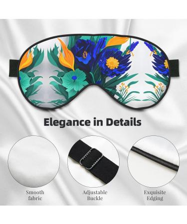 Flower Butterfly Soft Sleep Eye Mask | Breathable Eye Patch for Women | Ideal for Travel & Relaxation - Buy Online on GoSupps.com