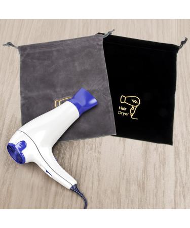 Healeved 6 Pcs Hair Dryer Bag Safe Hair Dryer Pouch Organizer Bag Storage Box Modeling Travel Flannel - Buy Online on GoSupps.com