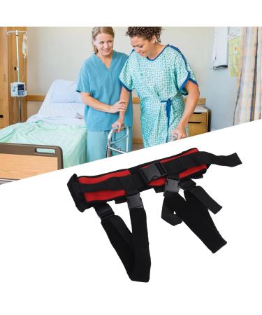 Transfer Belt with Handles Leg Loops Transfer and Walking Belt for Patient Care Safe Aide Transfer Sling(L)
