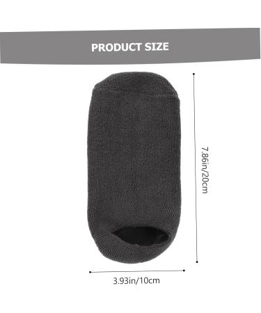 Beavorty 1 Pair Gel Socks Silicone Gel Women Sock Hair Beads Clip Supple Moisturizing Socks Lotion Socks Moisturizing Cotton Socks Cracked Feet Socks Gel Foot Covers Spa Vegetable Gel Boots - Buy Online on GoSupps.com