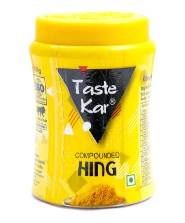 TasteKar Compounded Asafoetida Powder Jar - 100gm Vegetarian Natural Hing Indian Spice Asafetida 100 g (Pack of 1) - Buy Online on GoSupps.com
