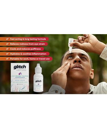 UltraSight Eye Drops for Red Eyes - 4 in 1 Advanced Dry Eye Relief Hydration & Comfort | Soothes Irritation & Dryness - 15mL (1.5 Fl Oz - Buy Online on GoSupps.com