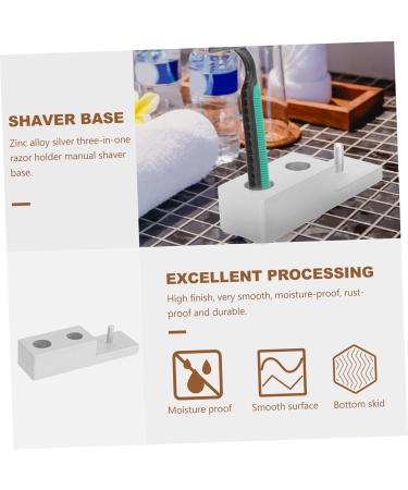 Popetpop Men's Razor Base - Premium Shaving Razor for Face & Body | Durable Zinc Alloy Design - Buy Online on GoSupps.com