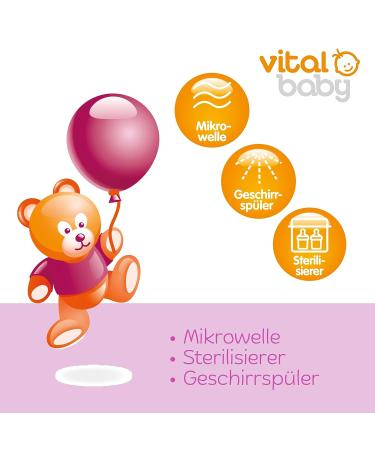 Vital Baby First Spoon Set - Soft Ergonomic Baby Feeding Spoons for 4-6 Months - 5 Pieces in Pink - Buy Online on GoSupps.com